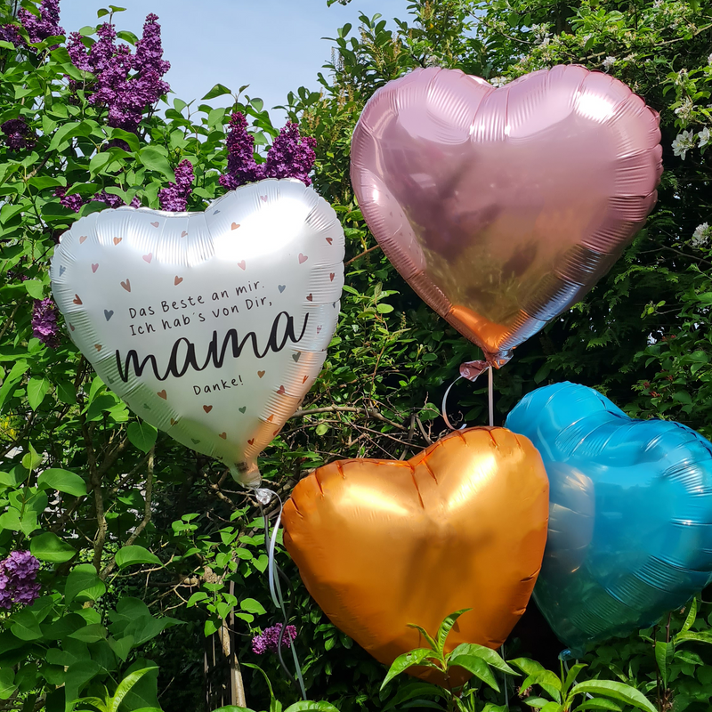 Heliumballon-Geschenk "Das Beste an mir, ich hab's von Dir"
