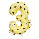 Zahlen Ballon 3 XL Gepard