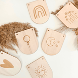 Build your own Holz-Wimpelgirlande Name / Wunschtext