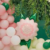Folienballon Blume Rosa