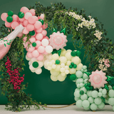 Folienballon Blume Rosa