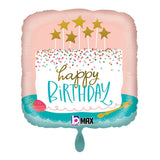 Heliumballon-Geschenk "Happy Birthday" Cake
