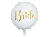Heliumballon-Geschenk Champagnerflasche "Bride to be"