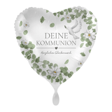 Heliumballon-Geschenk "Deine Kommunion - Herzlichen Glückwunsch"