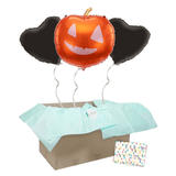 Heliumballon-Geschenk Halloween Kürbis
