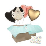 Heliumballon-Geschenk "Happy Birthday" Hund