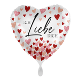 Heliumballon-Geschenk "Ich liebe Dich" Herzchen