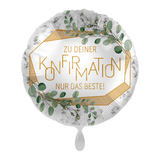 Heliumballon-Geschenk "Zu deiner Konfirmation nur das Beste"