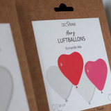 Herzballon-Set Deluxe Romantik-Mix 20 Stk.