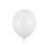 Mini Ballons Ø 12cm Pastell Weiß 100 Stk.