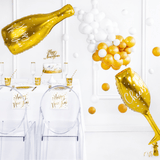 Mini Ballons Ø 12cm Pearl Gold 10 Stk.