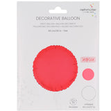 Rund-Folienballon Neon Pink