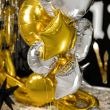 Rund-Folienballon Silber