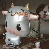 Tierballon Comic Kuh