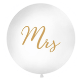 XXL Ballon Ø 1m "Mrs" Gold
