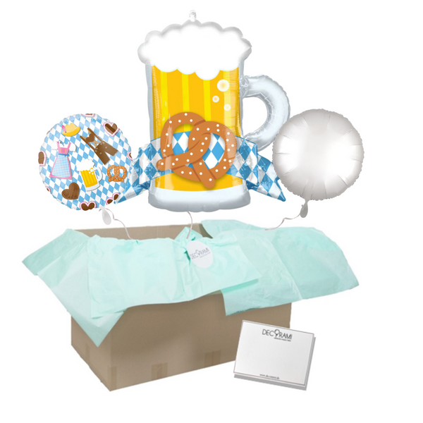 Heliumballon-Geschenk Oktoberfest Krug - DECORAMI