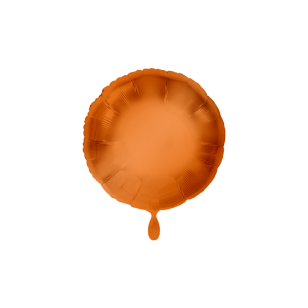 Rund-Folienballon Orange - DECORAMI