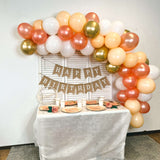 Ballongirlanden-Kit DIY Apricot