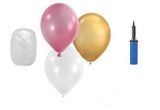 Ballongirlanden-Kit DIY Gold-Rosa - DECORAMI