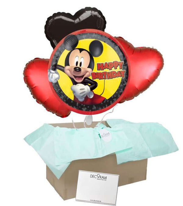 Heliumballon-Geschenk "Happy Birthday" with Mickey! - DECORAMI