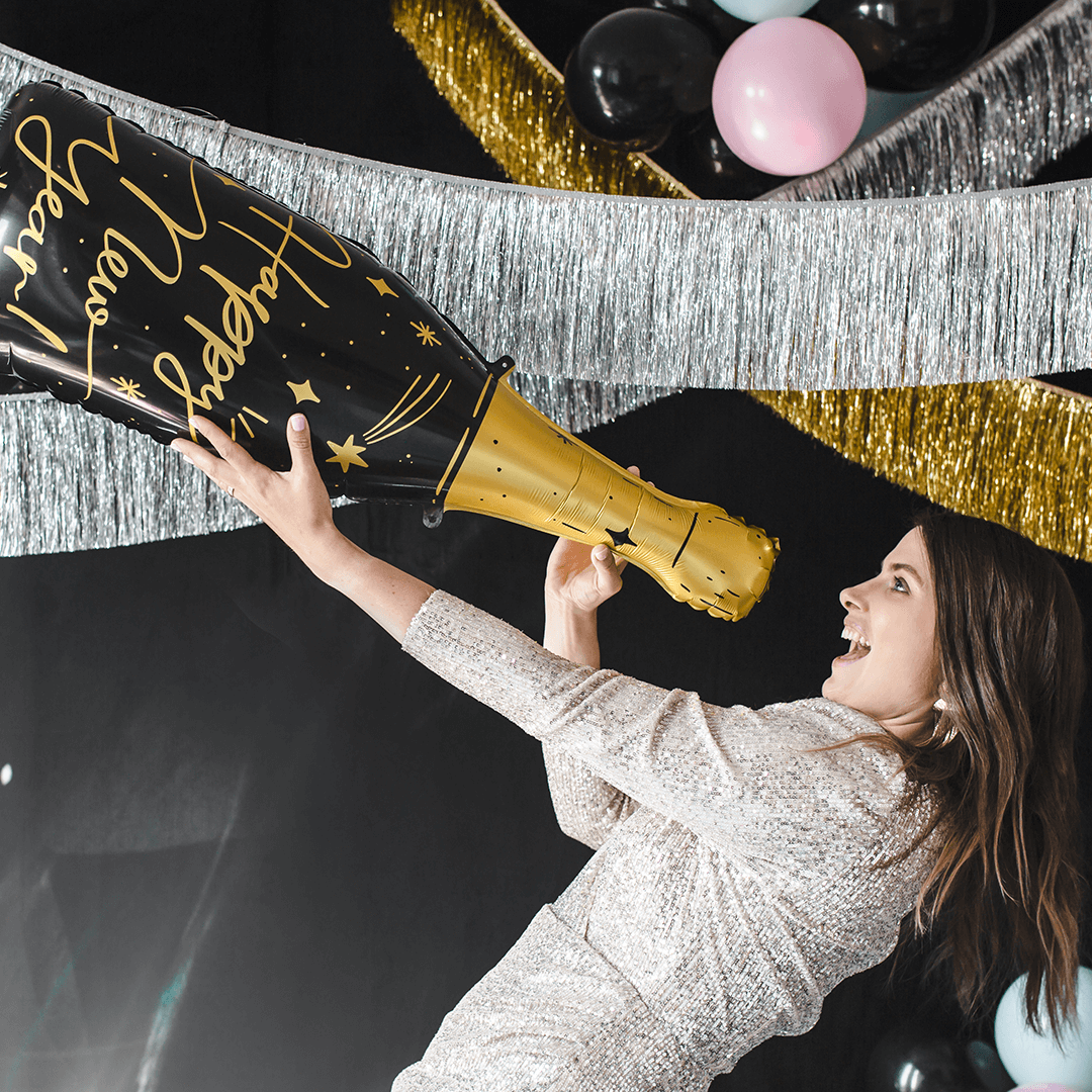 Silvester und New Year Party-Dekoration