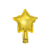Folienballon Stern 12cm Gold 5 Stk. - DECORAMI