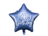 Heliumballon-Geschenk Stern-Folienballon "Happy Birthday" - DECORAMI