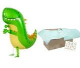 Heliumballon-Geschenk Süßer Dino Airwalker - DECORAMI