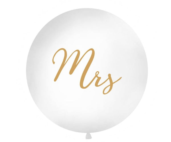 XXL Ballon "Mrs" Gold - DECORAMI