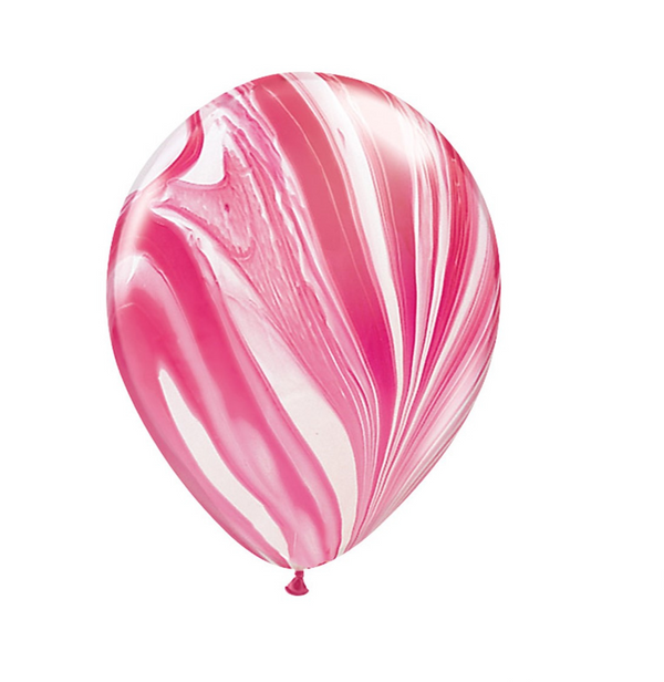 Luftballon Ø 30cm Marmor-Pink 5 Stk. - DECORAMI