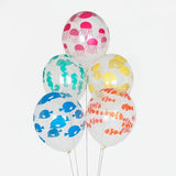 Luftballon Ø 30cm Fische Mix 5 Stk. - DECORAMI