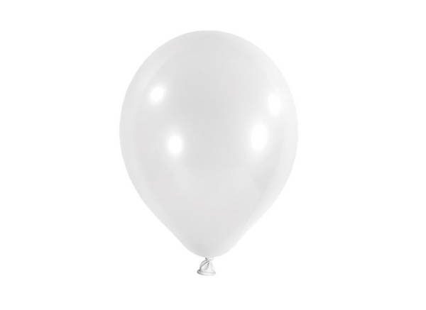 Luftballon Ø 30cm Pearl Weiß 50 Stk. - DECORAMI