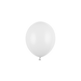 Mini Ballons Ø 12cm Pastell Weiß 10 Stk.