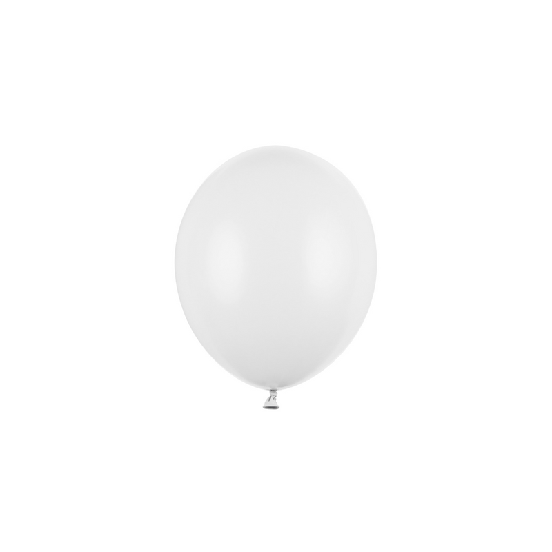 Mini Ballons Ø 12cm Pastell Weiß 10 Stk.