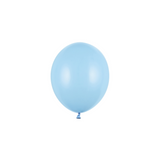Mini Ballons Ø 12cm Pastell Baby Blau 10 Stk.