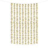 Partyvorhang Blüten Gold