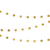 Girlande Sterne Gold