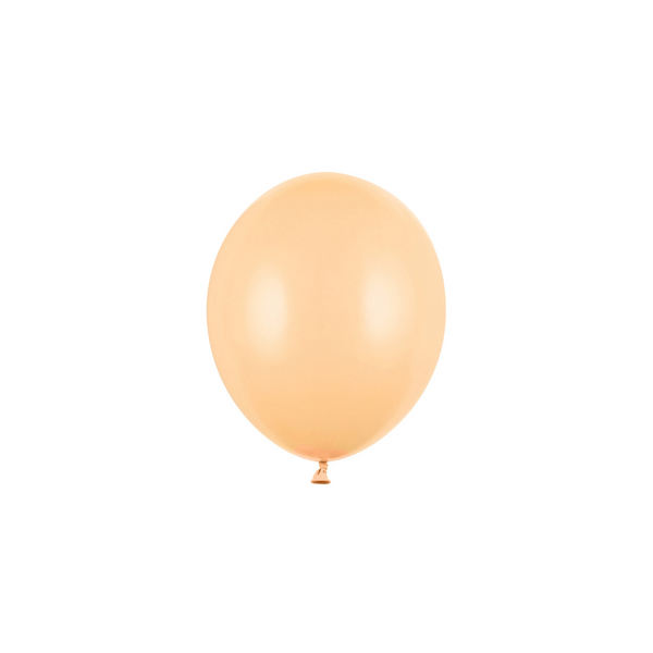 Mini Ballons Ø 12cm Pastell Apricot 10 Stk.