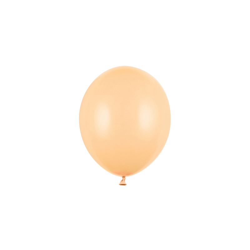 Mini Ballons Ø 12cm Pastell Apricot 10 Stk.