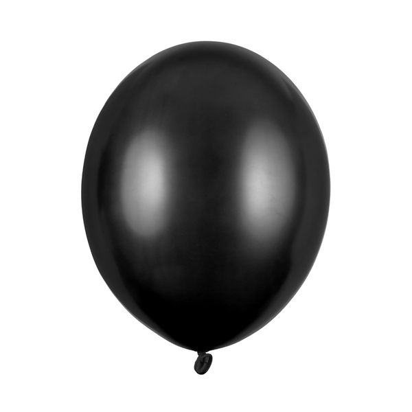 Luftballon Ø 30cm Pearl Schwarz 50 Stk.