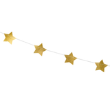 Girlande Sterne Gold