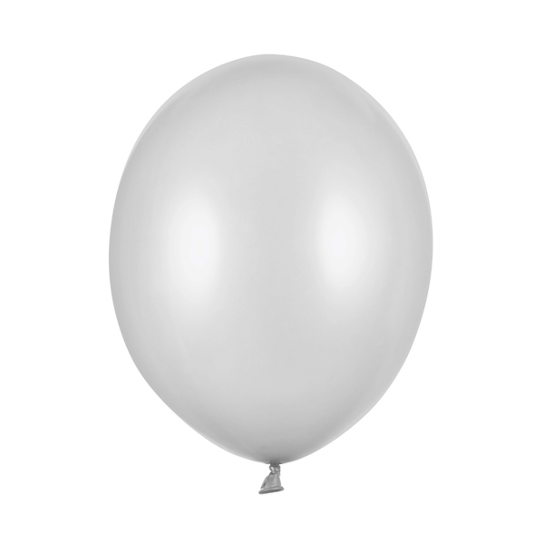 Luftballon Ø 30cm Pearl Silber 50 Stk.