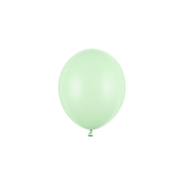 Mini Ballons Ø 12cm Pastell Pistaziengrün 10 Stk.