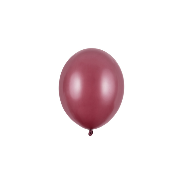 Mini Ballons Ø 12cm Pearl Aubergine 10 Stk.