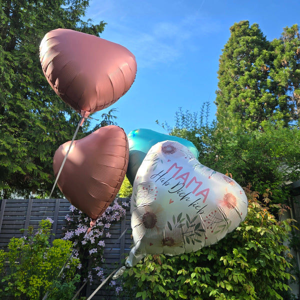 Heliumballon-Geschenk "Mama, Hab Dich lieb"