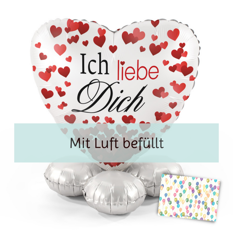 Ballooni-Geschenk "Ich liebe Dich"