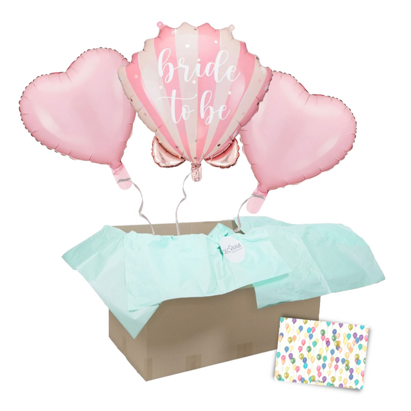 Heliumballon-Geschenk "bride to be" Shell