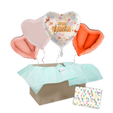 Heliumballon-Geschenk "Für Dich" Schmetterlinge Orange