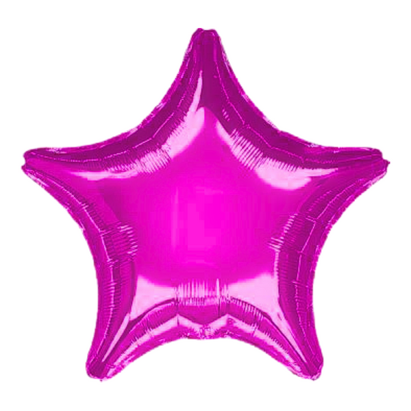 Stern-Folienballon Pink
