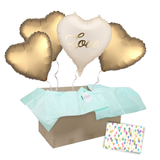 Heliumballon-Geschenk "Love" Gold